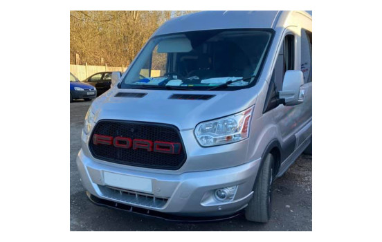 Becquet avant unidirectionnel pour Ford Transit MK8 2014-2019 – Noir brillant, Image 3