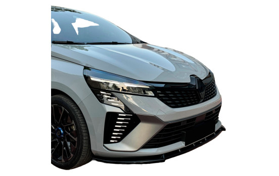 Becquet avant unidirectionnel pour Renault Clio MK6 2024- - Noir brillant