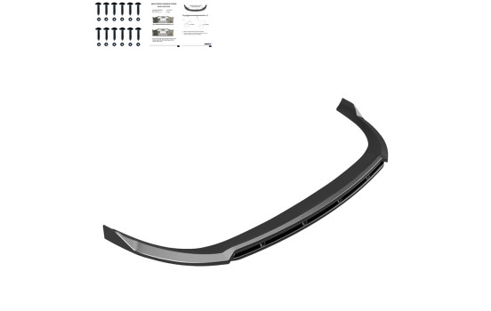 Becquet avant unidirectionnel pour Renault Trafic 2022 - Noir brillant, Image 5