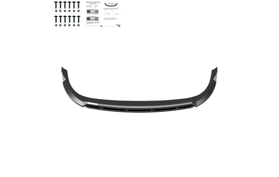 Becquet avant unidirectionnel pour Renault Trafic 2022 - Noir brillant, Image 6
