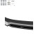 Becquet avant unidirectionnel pour Renault Trafic 2022 - Noir brillant, Vignette 7