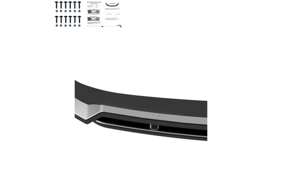 Becquet avant unidirectionnel pour Renault Trafic 2022 - Noir brillant, Image 7