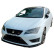 Becquet avant unidirectionnel pour Seat Leon (5F) HB/SC/ST FR/Cupra 2013-2016 - Version 2 - Noir brillant