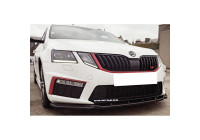 Becquet avant unidirectionnel pour Skoda Octavia III RS HB/Kombi 2013-2016 - Noir brillant