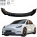 Becquet avant unidirectionnel pour Tesla Model Y 2019-2025 - Noir brillant, Vignette 4