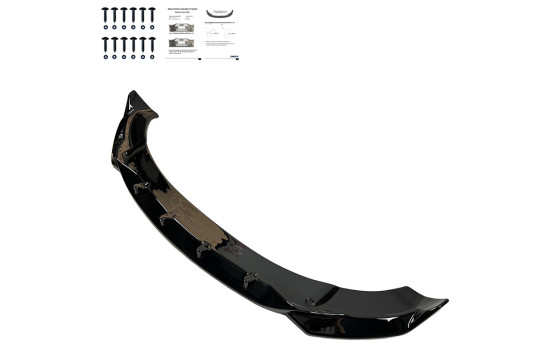 Becquet avant unidirectionnel pour Tesla Model Y 2019-2025 - Noir brillant, Image 6