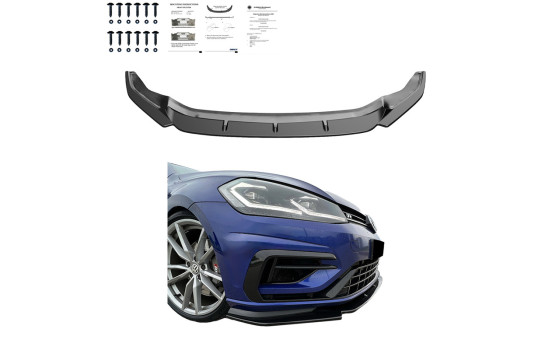 Becquet avant unidirectionnel pour Volkswagen Golf VII (7.5) HB/Variant R 2017-2020 - Version 3, Image 4
