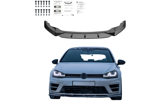 Becquet avant unidirectionnel pour Volkswagen Golf VII HB/Variant R/R Line 2013-2016 - Version 2, Image 4