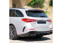 Becquet de toit AutoStyle (capuchon de becquet) adapté à Mercedes Classe C W206 Kombi 2021- (ABS noir brillant