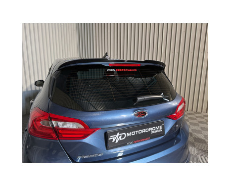 Becquet de toit (Spoiler Cap) sur mesure pour Ford Fiesta HB VII 2017 - (ABS Noir brillant)