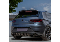 Becquet de toit unidirectionnel (capuchon) pour Seat Leon (5F) HB Cupra 2013-2016 - Noir brillant