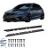 Ensemble de jupes latérales à usage unique pour Seat Leon (5F) HB/ST 2013-2020 - Version 2 - Noir brillant, Vignette 3