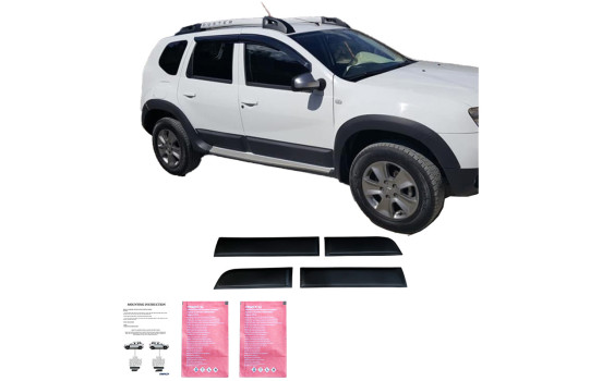 Ensemble de panneaux de porte à usage unique pour Dacia Duster I 2010-2017 (sans marquage Duster) - Noir mat, Image 2