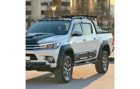 Ensemble de panneaux de porte à usage unique pour Toyota Hilux 8e génération 2015- - Noir mat, Image 2