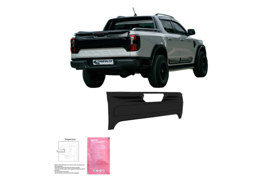Housse de hayon Oneway pour Ford Ranger T9 2022- - Noir mat, Image 4