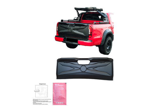 Housse de hayon Oneway pour Mercedes Classe X W470 2017- - Noir mat, Image 3