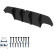 Jupe de pare-chocs arrière (diffuseur) Oneway pour Opel Astra L HB 2021- - Noir brillant, Vignette 5