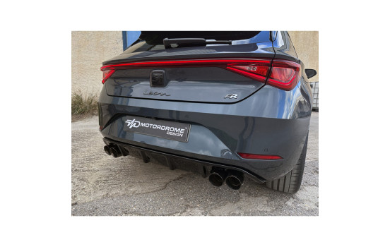 Jupe de pare-chocs arrière (Diffuseur) sur mesure pour Seat Leon IV (KL1) FR 2020- (ABS)