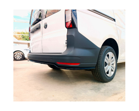 Jupe de pare-chocs arrière (Diffuseur) sur mesure pour Volkswagen Caddy V Box/MPV 2021- (ABS Noir brillant), Image 5