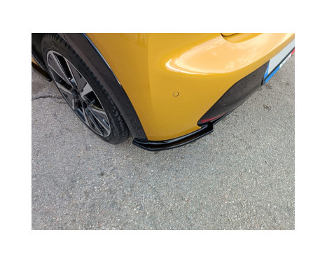 Jupe de pare-chocs arrière (Diffuseur) V.2 sur mesure pour Peugeot 208 II 2019- (ABS Noir brillant), Image 6
