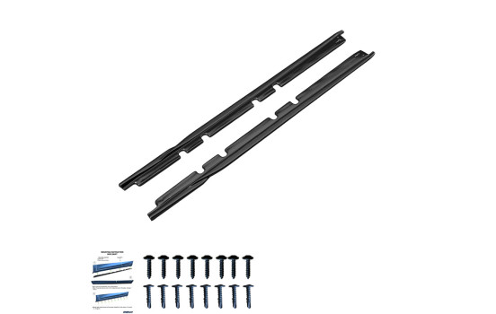 Jupes latérales universelles à usage unique - Longueur 208 cm - Noir brillant
