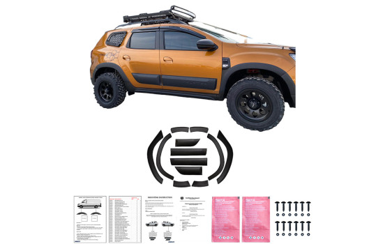 Kit carrosserie complet Oneway pour Dacia Duster II 2018-2024 - Noir mat, Image 3