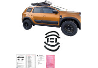 Kit carrosserie complet Oneway pour Dacia Duster II 2018-2024 (sans marquage Duster) - Noir mat