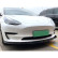Lèvre de spoiler avant sur mesure pour Tesla Model 3 2017-2024 (ABS noir brillant)