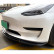 Lèvre de spoiler avant sur mesure pour Tesla Model 3 2017-2024 (ABS noir brillant), Vignette 2