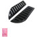 Prises d'air de capot universelles pour pick-up 4x4 - Noir brillant, Vignette 2