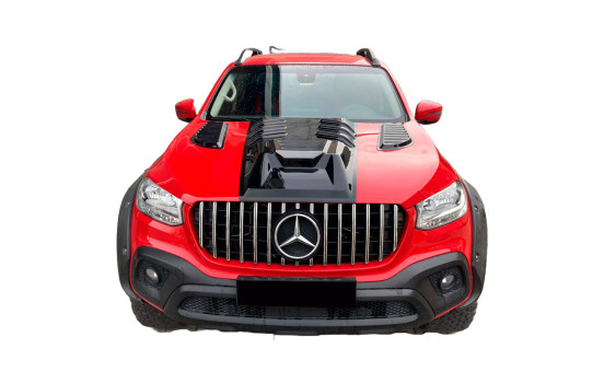 Prises d'air de capot universelles pour Pick-Up 4x4 - Noir mat