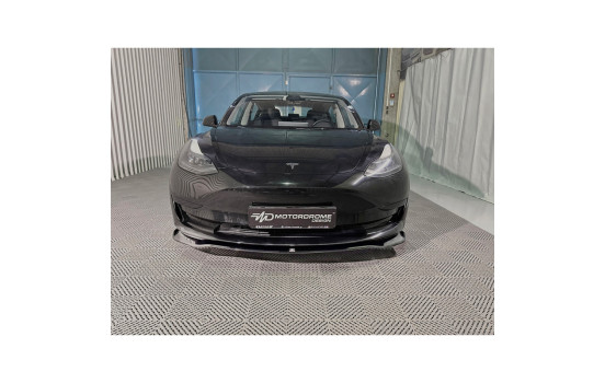Spoiler avant V.1 pour Tesla Model 3 2017-2023 (ABS noir brillant), Image 2