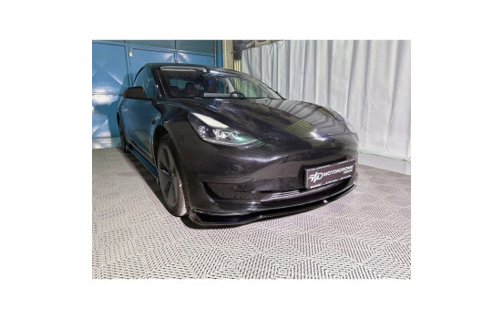 Spoiler avant V.1 pour Tesla Model 3 2017-2023 (ABS noir brillant), Image 4