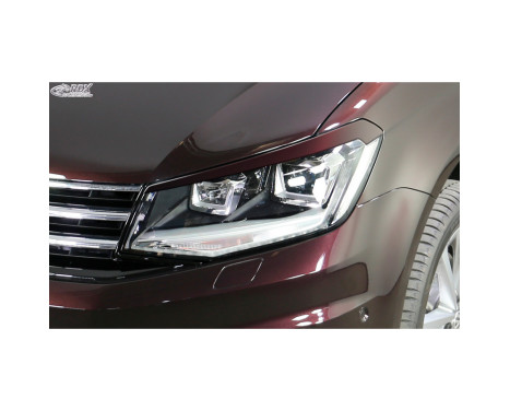 Spoilers de phares adaptés pour Volkswagen Caddy IV 2015-2020 (ABS)