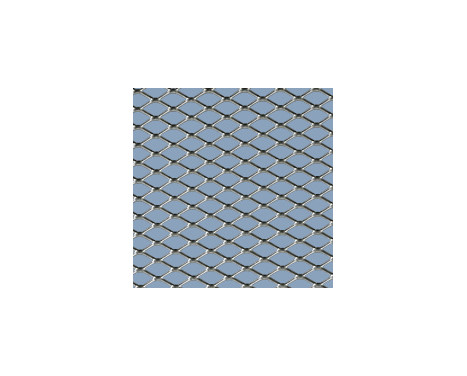 Racing mesh aluminium - Diamant 16x8mm - 125x25cm, Image 2