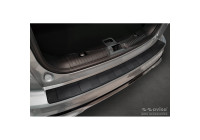 Protecteur de pare-chocs arrière en acier inoxydable noir mat pour Ford Kuga III ST-Line/Vignale/Hybrid ST-Line 2019-&#