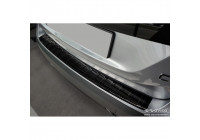 Protecteur de pare-chocs arrière en acier inoxydable noir pour Citroën C4 & e-C4 2020- 'Ribs'