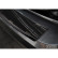 Protecteur de pare-chocs arrière en acier inoxydable noir pour Volkswagen Caddy V 2020- 'Ribs', Vignette 3