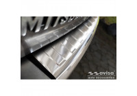 Protecteur de pare-chocs arrière en acier inoxydable pour Mitsubishi Outlander II 2006-2012 / Peugeot 4007 2007-2012 /
