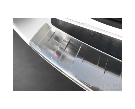 Protecteur de pare-chocs arrière en acier inoxydable pour Toyota RAV-4 III 2005-2008 & FL 2008-2012 'Ribs', Image 5