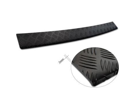 Protecteur de pare-chocs arrière en aluminium noir mat adapté à Citroën Space Tourer & Jumpy 2016- / Peugeo, Image 6