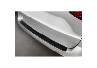 Protecteur de pare-chocs arrière en aluminium noir mat pour Volkswagen Multivan T7 2021- 'Riffled plate'