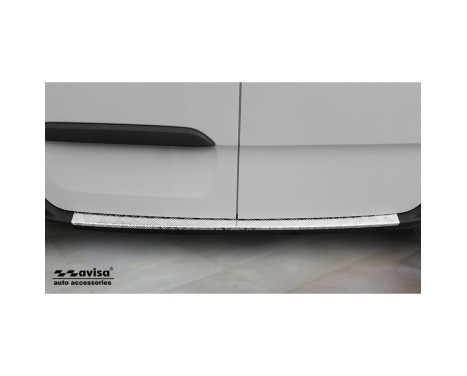 Protecteur de pare-chocs arrière en aluminium pour Mercedes Sprinter III 2018- 'Riffled plate', Image 3