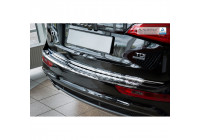 Protection de pare-chocs arrière en acier inoxydable chromé Audi Q5 2008-2012 et 2012- 'Ribs'
