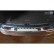 Protection de pare-chocs arrière en acier inoxydable chromé Volvo XC60 II 2017- 'Ribs', Vignette 3