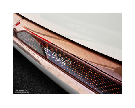 Protection de pare-chocs arrière en acier inoxydable compatible avec 'Deluxe' BMW Série 5 G31 Touring 2017- &#, Image 2