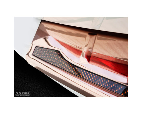 Protection de pare-chocs arrière en acier inoxydable compatible avec 'Deluxe' BMW Série 5 G31 Touring 2017- &#, Image 4