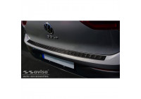 Protection de pare-chocs arrière en carbone 3D d'origine pour Volkswagen Golf VIII HB 5 portes 2020- 'Ribs'