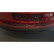 Protection de seuil arrière 'Deluxe' en acier inoxydable Mazda CX-5 2014- Noir / Rouge-Noir Carbone, Vignette 3
