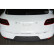 Protection de seuil arrière 'Deluxe' en acier inoxydable Porsche Macan 2014- Chrome / Red-Black Carbon, Vignette 3